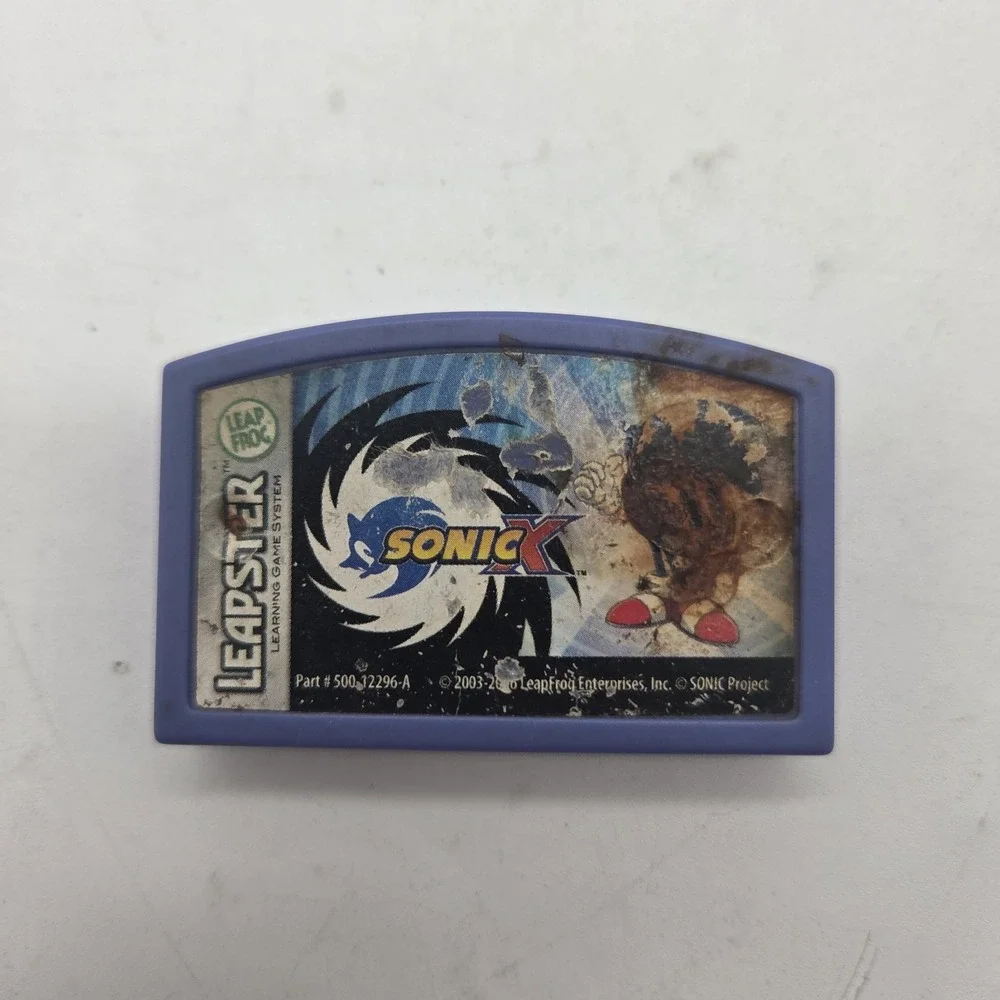 Rare LeapFrog Sonic X (Leapster, 2007) Interactive Game Only Untested